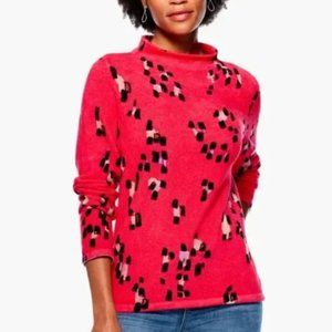 Nic + Zoe Azalea Spotted Turtleneck Top